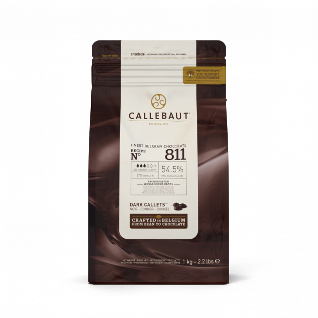 Chocolat Noir 54,5% N°811 1kg Callebaut