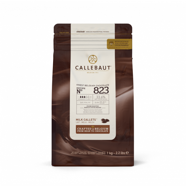 Chocolat au Lait 33,6% N°823 1kg Callebaut