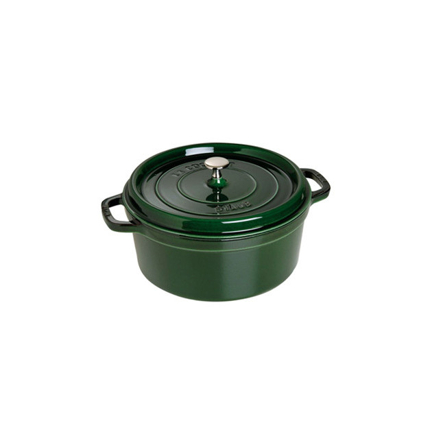 STAUB Cocotte Fonte Ronde 28 cm Vert Basilic Majolique 6.7 L