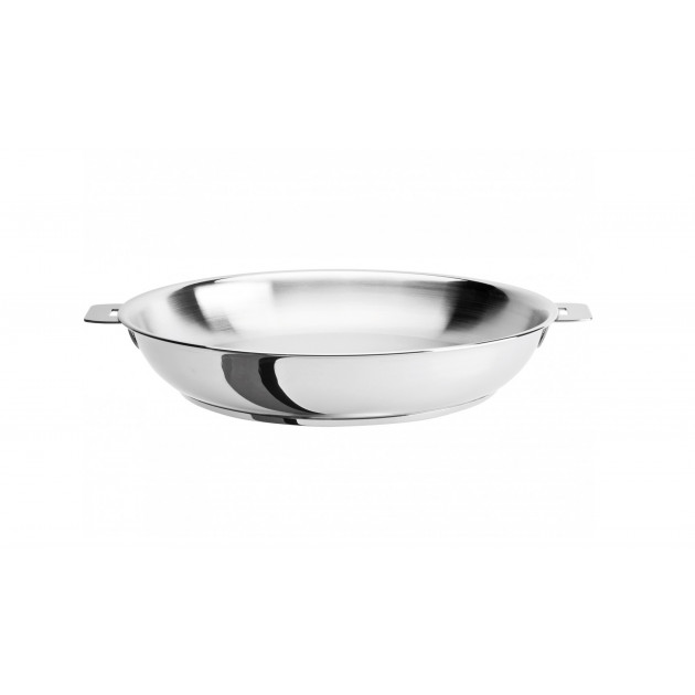 Poêle inox Casteline amovible 24cm Cristel - Culinarion