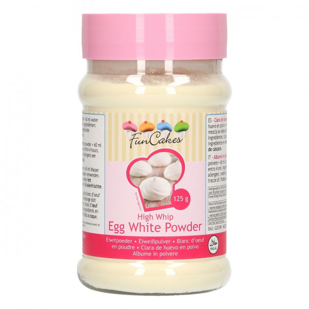 Blanc d'Oeuf en Poudre 125g Funcakes - , Achat, Vente