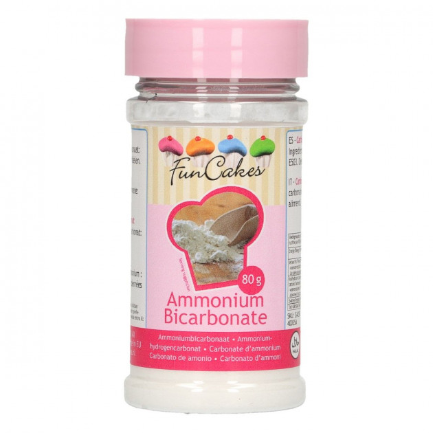 Bicarbonate d'Ammonium 80g Funcakes