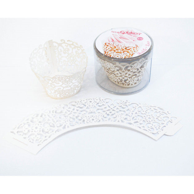 Contour Cupcake Dentelle Blanc X12 Scrapcooking Cuisineaddict Com Achat Vente Contour Cupcake Dentelle Blanc X12 Scrapcooking Cuisineaddict Com Achat Vente