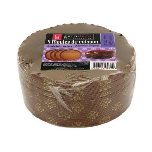 Moules de Cuisson Spécial Tartelettes Gatodéco (x4) Moules de Cuisson Spécial Tartelettes Gatodéco (x4)