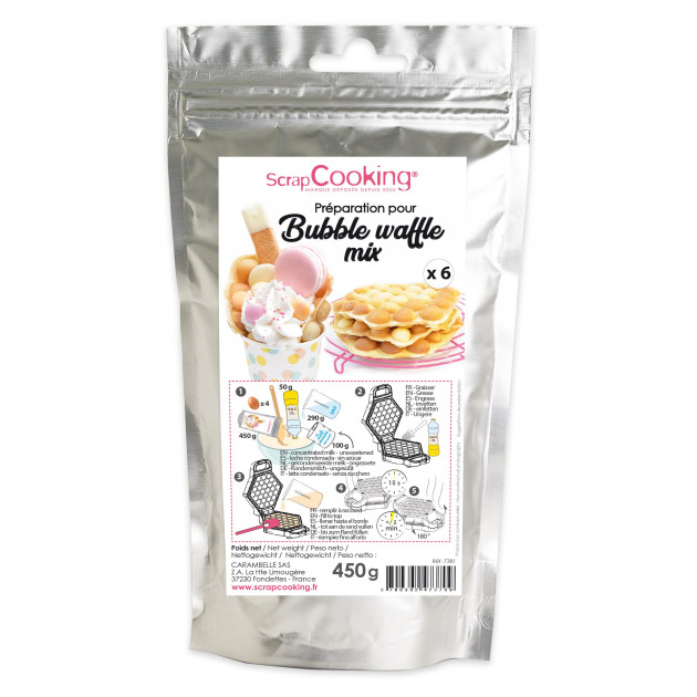 Préparation Bubble Waffles 450g Scrapcooking