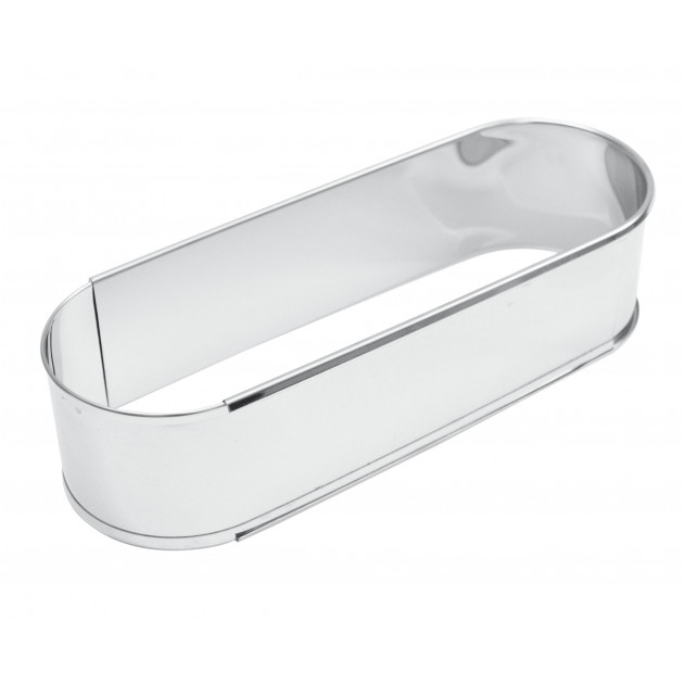 Cadre Pâtisserie Extensible Inox Ovale Scrapcooking