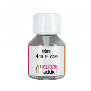 Arôme alimentaire Pêche de vigne 58ml Cuisineaddict