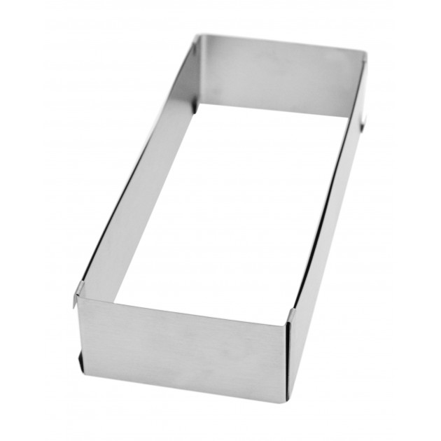 Cadre pâtisserie De Buyer rectangulaire en acier inox