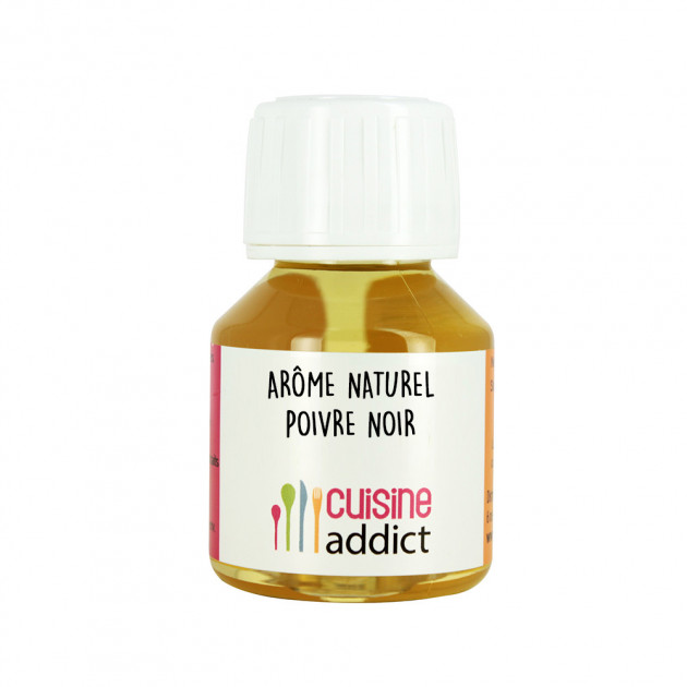 Arôme Alimentaire Naturel Poivre Noir 58ml Cuisineaddict