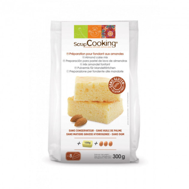 Fondant aux Amandes SANS GLUTEN 300g Scrapcooking
