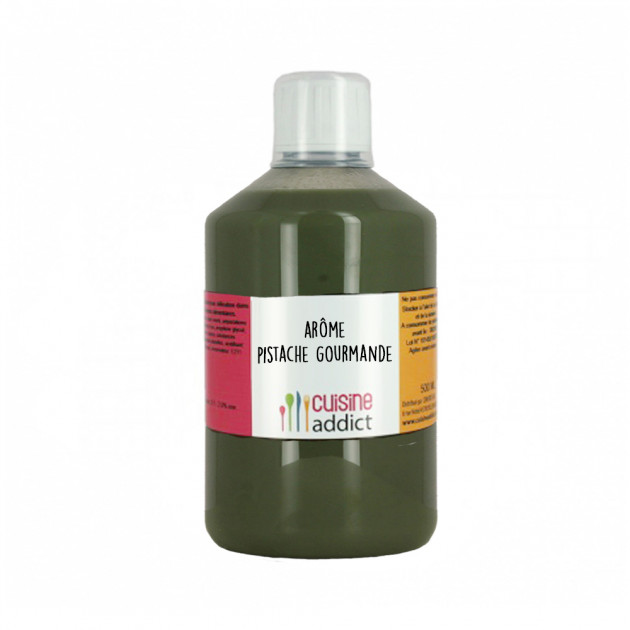 Arôme Alimentaire Pistache Gourmande 500ml Cuisineaddict