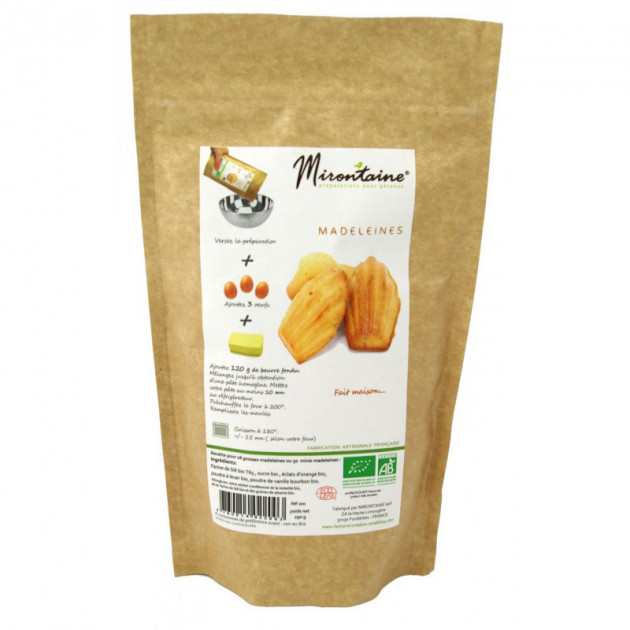 Madeleines BIO 290g Mirontaine