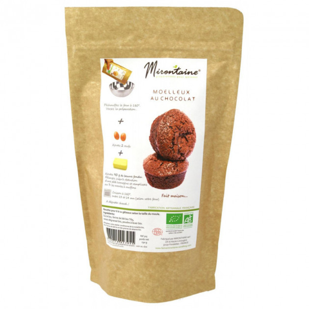 Moelleux BIO au Chocolat 230g Mirontaine