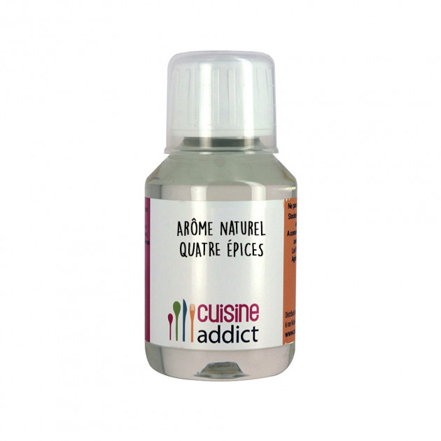 Arôme Alimentaire Naturel Quatre Épices 115ml Cuisineaddict