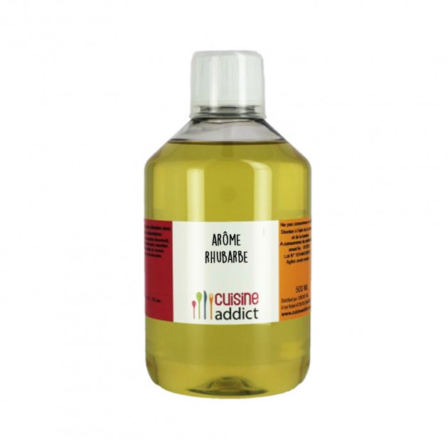 Arôme Alimentaire Rhubarbe 500ml Cuisineaddict