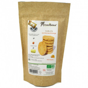 Sablés BIO aux Eclats d'Orange 295g Mirontaine