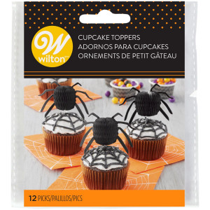 Cake Topper Araignée Papier 7 x 3 cm (x12) Wilton Cake Topper Araignée Papier 7 x 3 cm (x12) Wilton