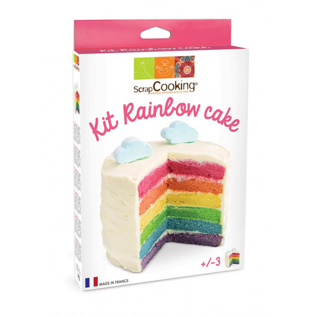 Kit Rainbow Cake Scrapcooking