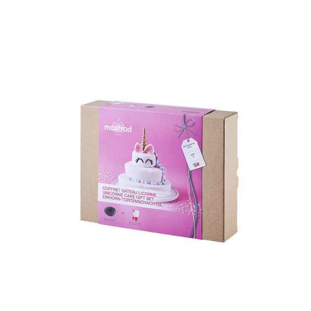 FIN DE SERIE Coffret Gâteau Licorne Mastrad