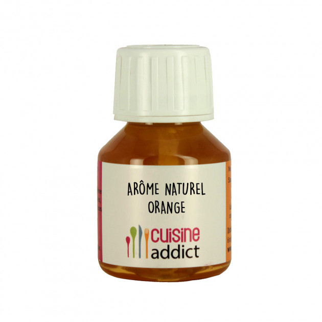 Arôme Alimentaire Naturel Orange 58 ml Cuisineaddict​ 