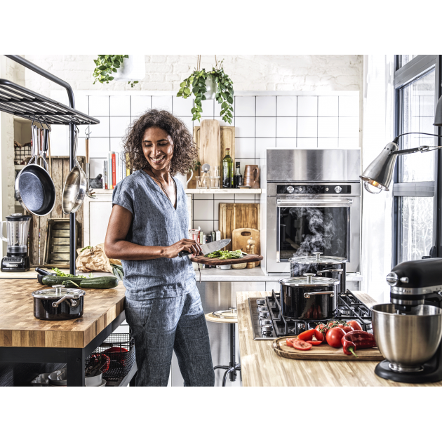 Gamme émaillée noire KitchenAid Gamme émaillée noire KitchenAid