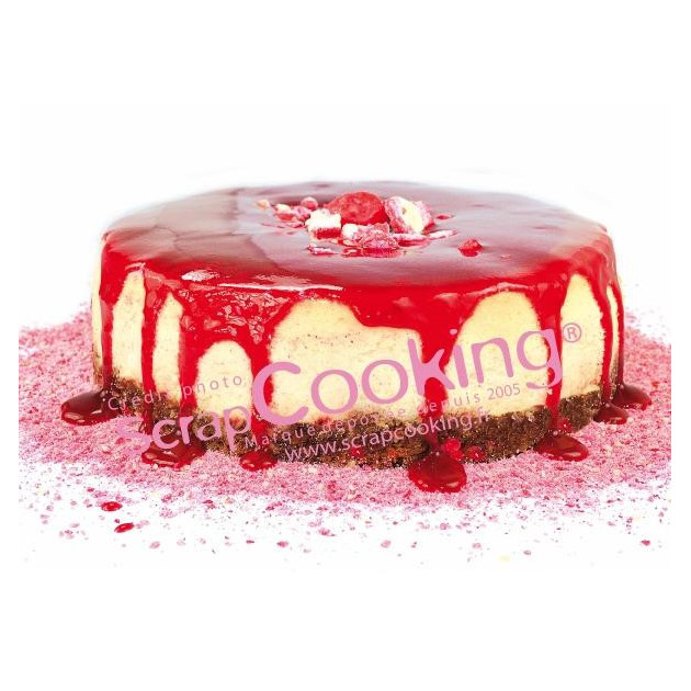 Gateau obtenu avec le cercle extensible Scrapcooking
