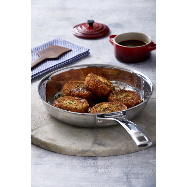 Poêle à frire en inox Poêle à frire en inox