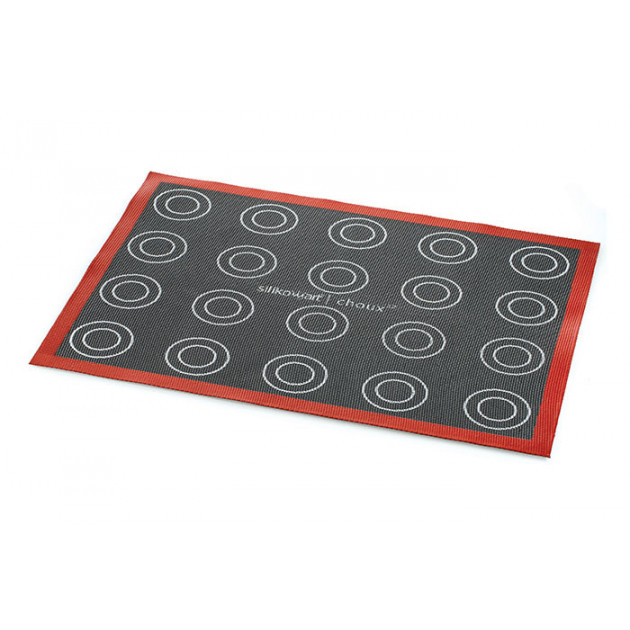 Tapis en silicone microperforé et fibre de verre