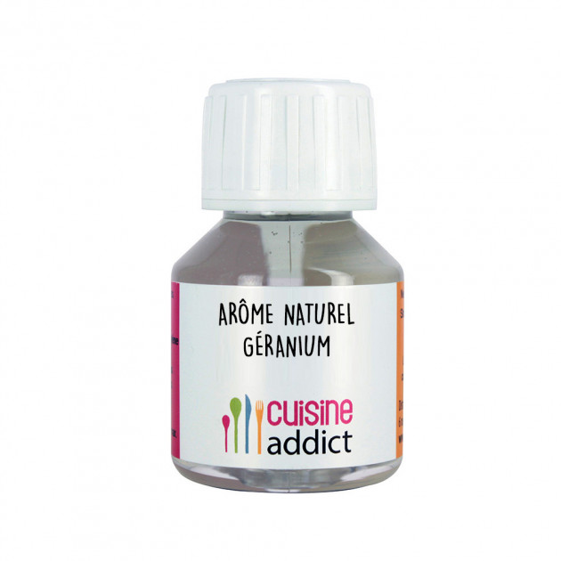 Arôme Alimentaire Naturel Géranium 58 ml Cuisineaddict