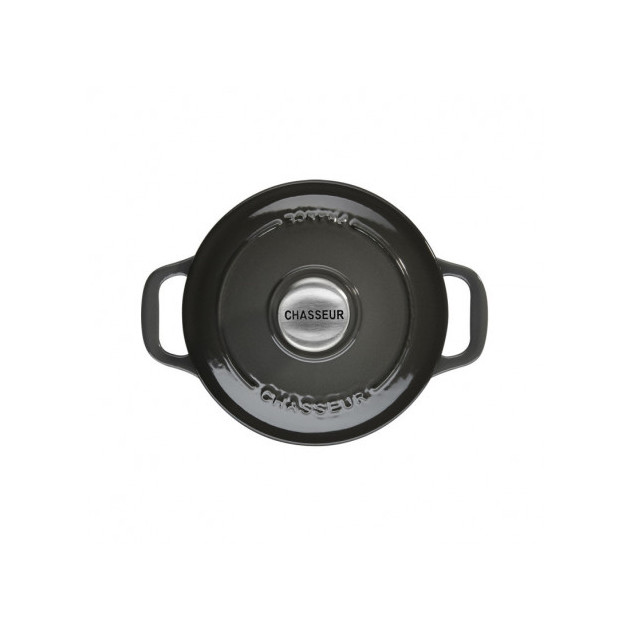 Mini Cocotte en Fonte Ronde 10 cm Caviar Chasseur