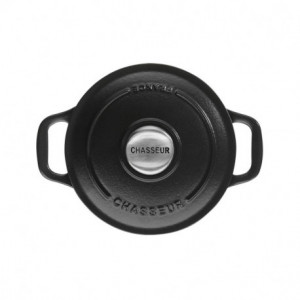 Mini Cocotte en Fonte Ronde 16 cm Noir Mat Chasseur Mini Cocotte en Fonte Ronde 16 cm Noir Mat Chasseur