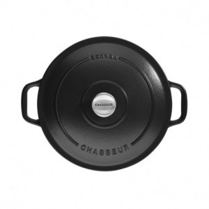 Cocotte en Fonte Ronde 26 cm Noir Mat Chasseur Cocotte en Fonte Ronde 26 cm Noir Mat Chasseur