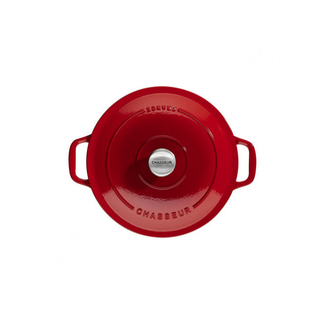 Cocotte en Fonte Ronde 32 cm Rubis Chasseur