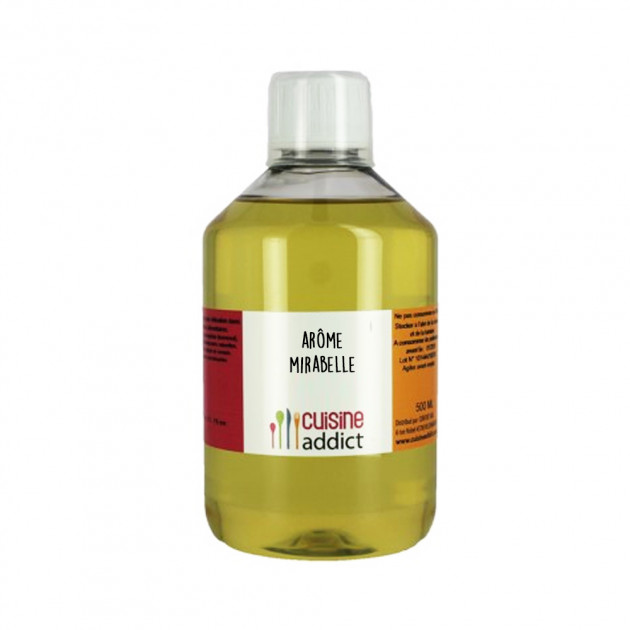 Arôme alimentaire Mirabelle 500 ml Cuisineaddict