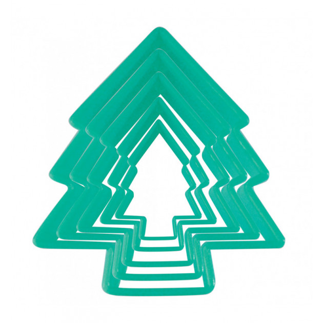 Emporte Pièce Noel Forme Sapin x5 Scrapcooking