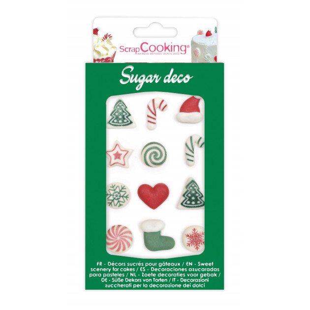 Décors en Sucre Noël (x12) Scrapcooking