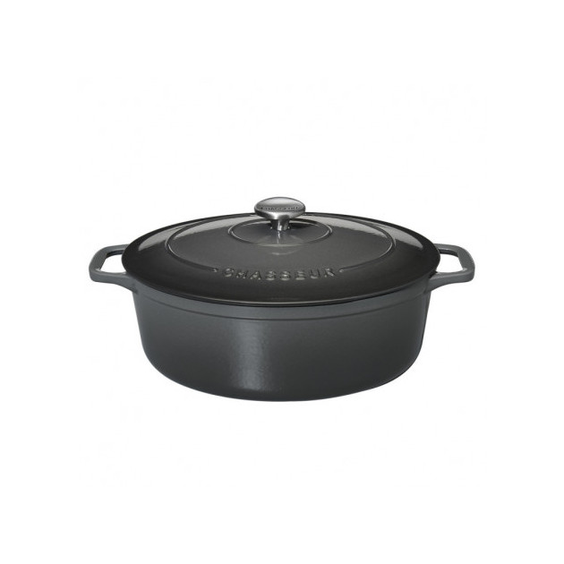 Cocotte ovale caviar (gris) Cocotte ovale caviar (gris)