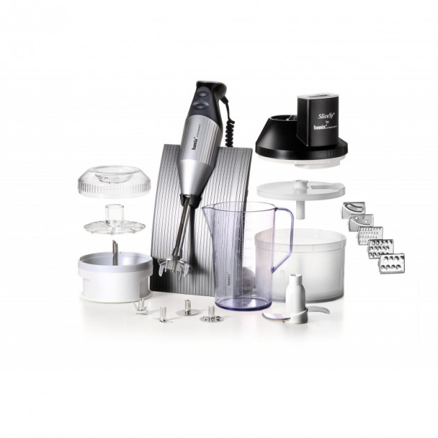 FIN DE SERIE Coffret Mixeur Plongeant Bamix Box Argent