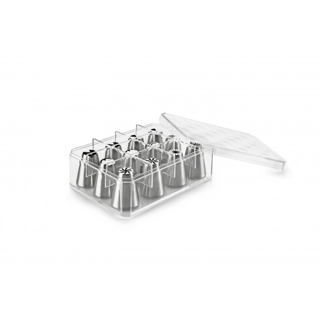 Douille Inox Russe Standard Ø 1,6 cm x H 4 cm (x12) Ibili