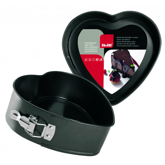 Moule à Charnière Coeur 22 cm x H 7,5 cm Ibili - , Achat,  Vente