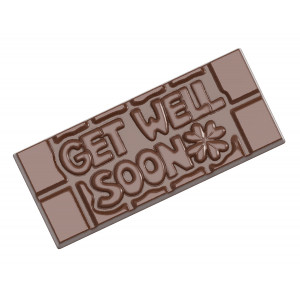 Moule Chocolat Tablette Get Well Soon (x4) Chocolate World