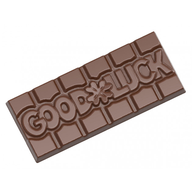 Moule Chocolat Tablette Good Luck (x4) Chocolate World