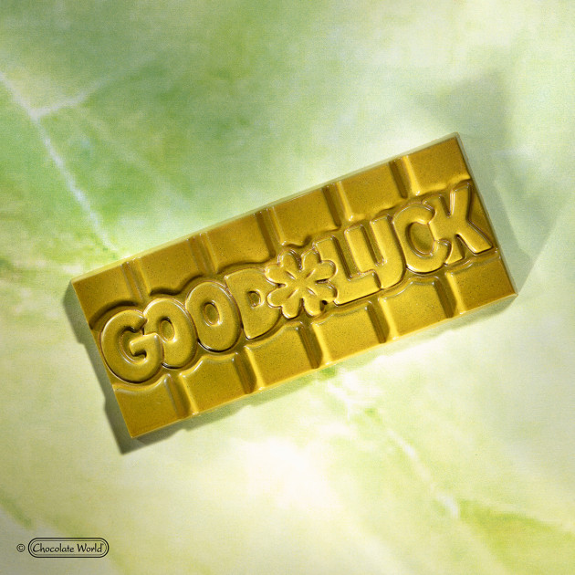 Moule Chocolat Tablette Bonne Chance (x4) Chocolate World