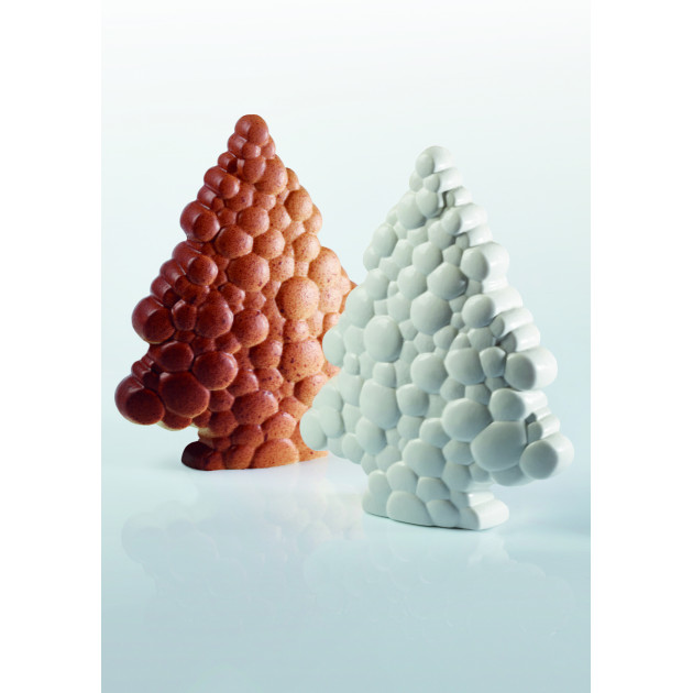 Moule Chocolat Sapin de Noël Bolla 16 x 6,5 cm x H 20 cm (x2) Pavoni
