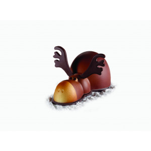 Moule Chocolat Renne Rudolph 19,5 x 10 cm x H 10 cm (x2) Pavoni