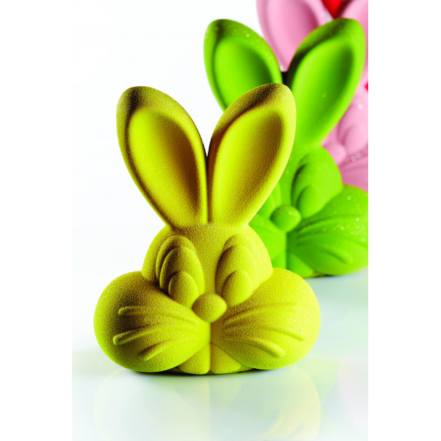 Moule Chocolat Lapin Roger 15,5 x 11 cm x H 20 cm (x2) Pavoni