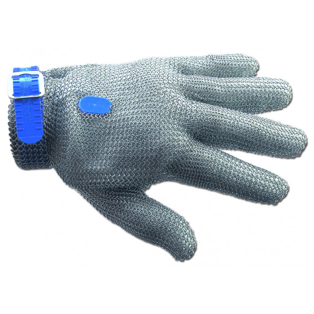 Gant de Protection en Cotte de Maille L Bleu Arcos