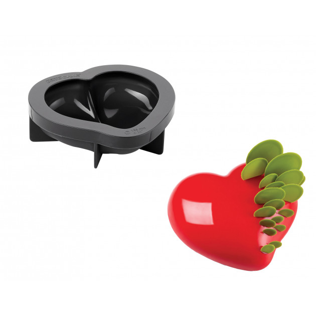 Moule en silicone en forme de coeur - 15cm