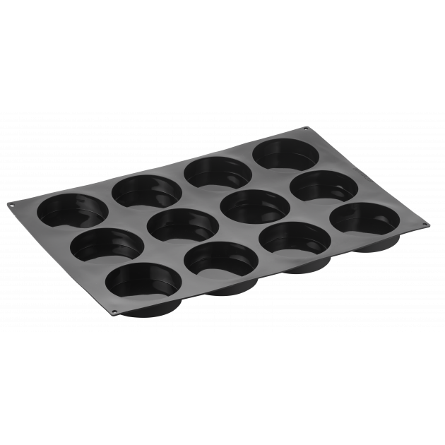 Moule rond 12 portions en silicone et fibre de verre 45 x 31 cm - Silpat