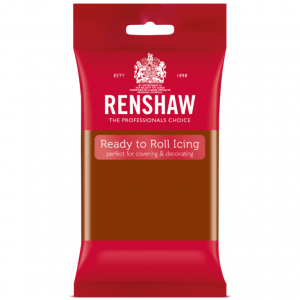 Pâte à Sucre Pro Marron Foncé 250g Renshaw Pâte à Sucre Pro Marron Foncé 250g Renshaw